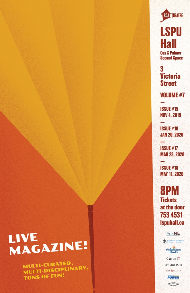 Poster for Live Magazine.